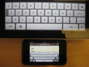 iPad and iPhone Virtual Keyboards