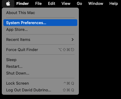 Mac system preferences